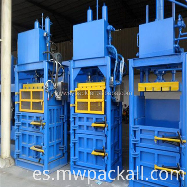Precio de la máquina empacadora de papel de desecho hidráulico vertical de la fábrica de China